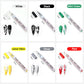Manicuremarker met gebogen vorm en 12 kleuren