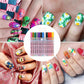 Manicuremarker met gebogen vorm en 12 kleuren
