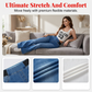 Chique tanktop met strasssteentjes en flared jeans, tweedelige set