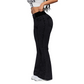 Chique tanktop met strasssteentjes en flared jeans, tweedelige set