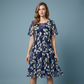 💎50% KORTING🌸 Elegantie in elke stap: Feestjurk met korte mouwen, A-lijn model en knielengte 👗
