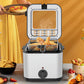 Elektrische friteuse met mand