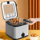 Elektrische friteuse met mand