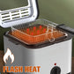 Elektrische friteuse met mand