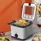 Elektrische friteuse met mand