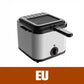 Elektrische friteuse met mand