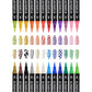 Acrylverfmarkers met dubbele punt voor nail art