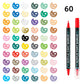Acrylverfmarkers met dubbele punt voor nail art