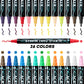 Acrylverfmarkers met dubbele punt voor nail art