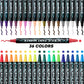 Acrylverfmarkers met dubbele punt voor nail art