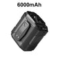 Multifunctionele heupventilator van 6000 mAh met 100 snelheden en zaklamp.