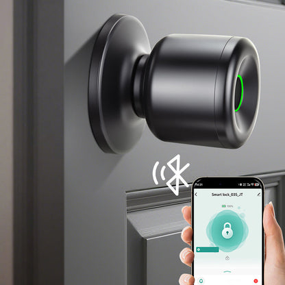 Slimme deurknop met vingerafdrukherkenning en app-bediening