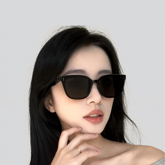 Oversized cat-eye zonnebril voor dames met gepolariseerde glazen