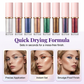 Set van 8 glitter vloeibare eyeliners