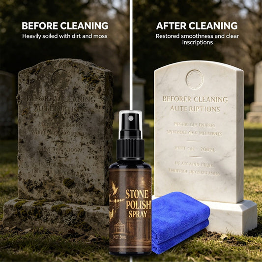 Tombstone Polish Spray met handdoek