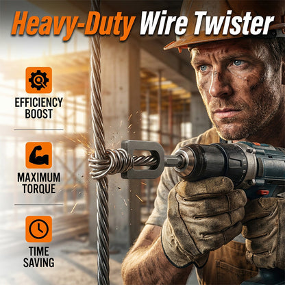 🎁 Vaderdagaanbieding – KOOP 1, KRIJG 1 GRATIS – Automatische draadtwister – maak handmatig draaien verleden tijd! 👨‍🔧🔧