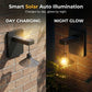 Draadloze LED-wandlamp op zonne-energie
