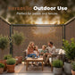UV-werend HDPE-schaduwnet met oogjes