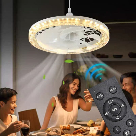 Plafond Ventilator met LED Verlichting | 2-in-1 | 4 Snelheden | Afstandsbediening