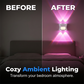 Wandlamp met bewegingssensor en afstandsbediening
