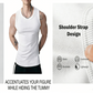 Geribbelde mouwloze tanktop voor heren