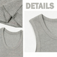 Geribbelde mouwloze tanktop voor heren