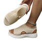👡🌬️ Ademende gebreide platform sandalen voor dames – Lichtgewicht en zacht ✨