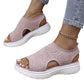 👡🌬️ Ademende gebreide platform sandalen voor dames – Lichtgewicht en zacht ✨