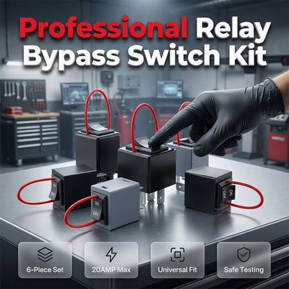 Testset voor autorelais en bypass-jumper