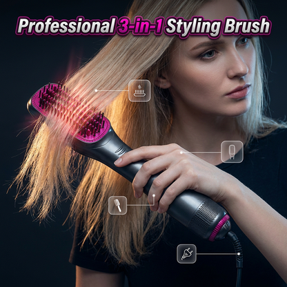 Professionele 3-in-1 heteluchtborstel