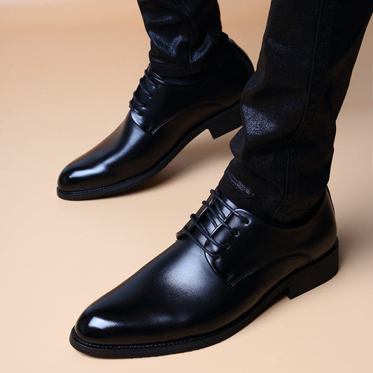 Klassieke vintage spitse neus schoenen voor heren