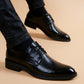 Klassieke vintage spitse neus schoenen voor heren