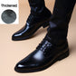 Klassieke vintage spitse neus schoenen voor heren