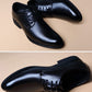 Klassieke vintage spitse neus schoenen voor heren