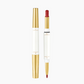 2-in-1 langhoudende lipstick met dubbele punt en lipliner