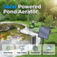 🌞 Zonne-energie Vijverbeluchter met luchtpomp – nul elektriciteitskosten – houd vissen gezond en water helder – 50% KORTING 🐟💧