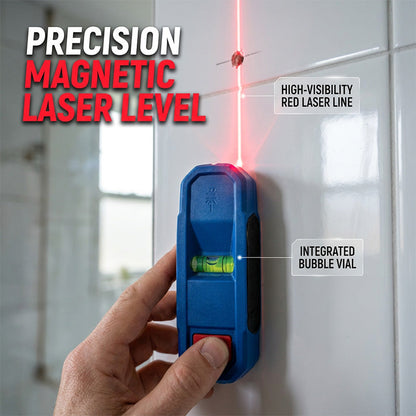 3-in-1 magnetische laserwaterpas en balkzoeker