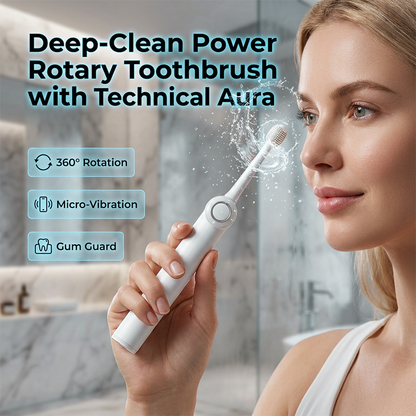 Rotary Electric Toothbrush for Deep Cleaning