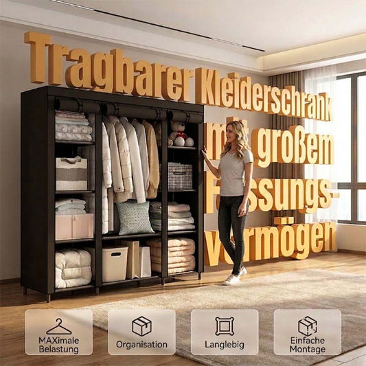 🔥Laatste dag uitverkoop 49%🔥Eenvoudig te monteren kledingkast van non-woven stof
