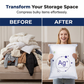 🥳Topaanbieding 2026🥳💞Meer dan 50.000 verkocht!✨ 💝Antibacteriële opbergtas met compressie voor kleding en dekbedden
