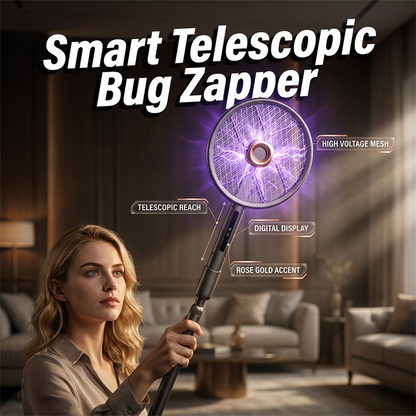 3-in-1 telescopische elektrische muggenmepper