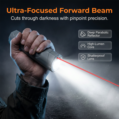Infrarood laserzaklamp met COB magnetische voet