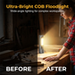Infrarood laserzaklamp met COB magnetische voet