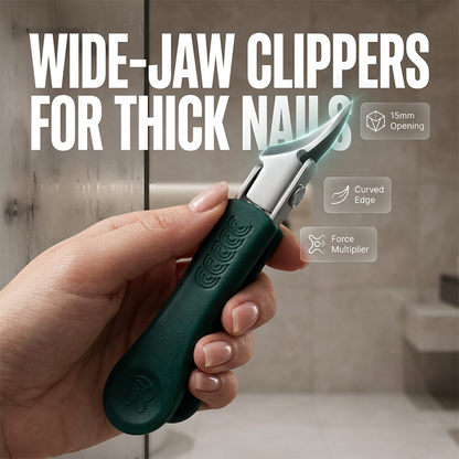 Teennagelknipper met brede bek voor dikke nagels