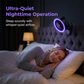 🌬️ USB-turboventilator voor wandmontage met digitaal display en stevige klem 💤 Ultrastille koeling ’s nachts, in alle richtingen draaibaar – vandaag 50% korting