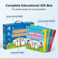 Cadeauverpakking met werkboek voor kleuters om te leren schrijven en overtrekken