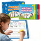 Cadeauverpakking met werkboek voor kleuters om te leren schrijven en overtrekken