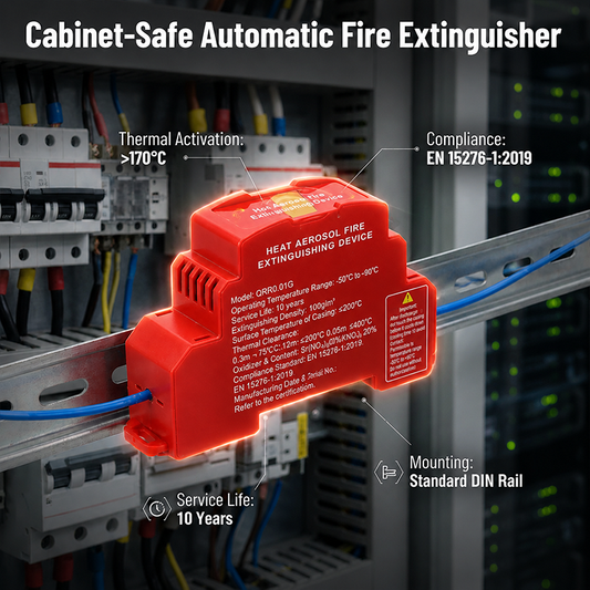Automatische brandblusser met thermische respons