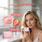 Milde exfoliërende lippenscrub met aardbeiensmaak