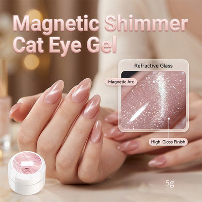 Spar Cat Eye Gel Polish Glanzende Magnetische Glitter Nagellak